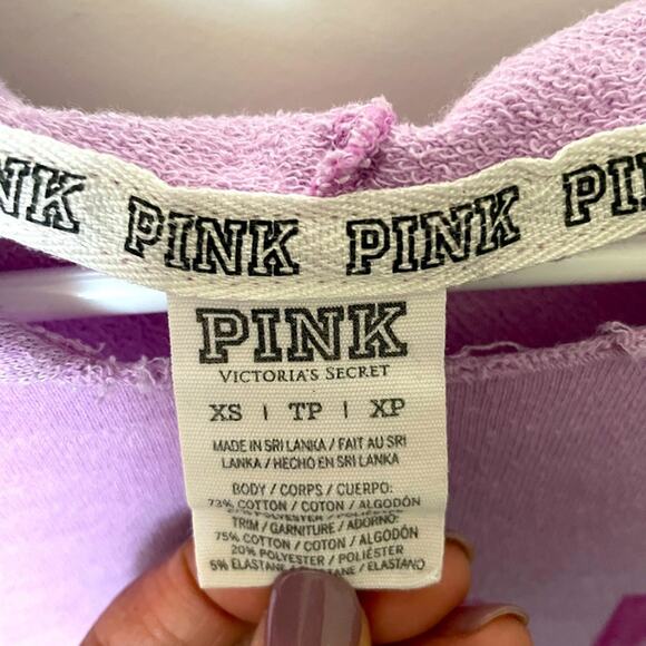 Victoria Secret PINK Sweatshirt Hoodie Womens/Teen Size XS - Picture 3 of 3